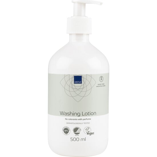 Lotiune de spalare fara apa Abena, fara parfum si coloranti, 500 ml
