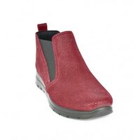 Ghete din piele naturala FF 243 BORDO 