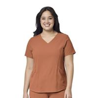 Bluza dama cu anchior, WonderWink RENEW 6134 CLAY 