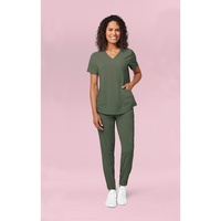 Bluza dama cu anchior, WonderWink RENEW 6134 OLIVE