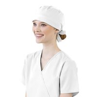 Boneta medicala, WonderWORK, unisex, alb 400 WHIT
