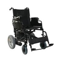 Scaun cu rotile electric, pliabil, manere rabatabile JT 100, negru