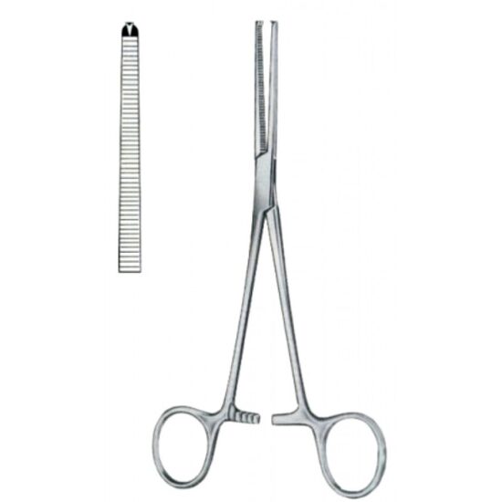 Pensă hemostatică Kocher Fino, inox, (diverse dimensiuni), dreaptă