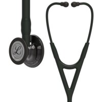 Stetoscop Littmann 3M Cardiology IV, capsula High Polish Rainbow , tub negru, 27 inch, 6232