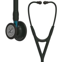 Stetoscop Littmann 3M Cardiology IV, capsula neagra, tub negru, 27 inch, 6201