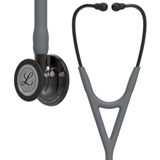 Stetoscop Littmann 3M Cardiology IV, capsula Smoke, tub gri, 27 inch, 6238