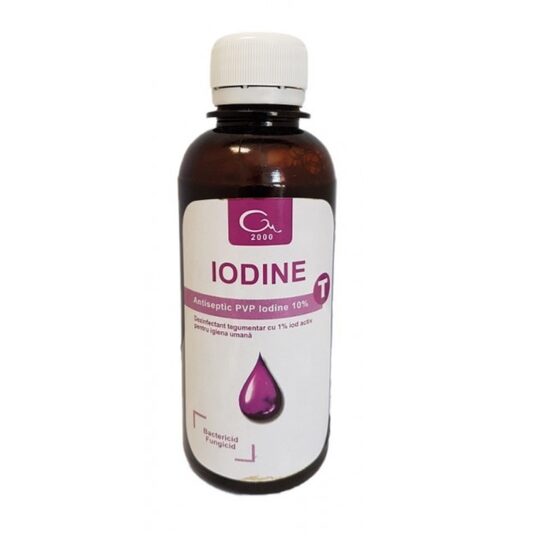 Iodine T - Dezinfectant tegumente pe baza de iod - 200 ml