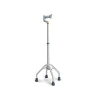 Baston tetrapod cu maner deschis, reglabil pe inaltime, baza larga - RP 723