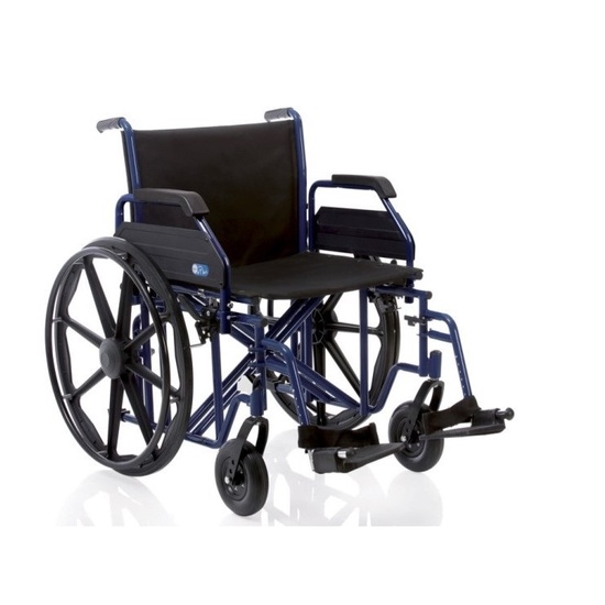 Scaun cu rotile, transport pacienti obezi, pliabil, actionare manuala, seria PLUS, max. 200kg, Moretti CP 300-60cm