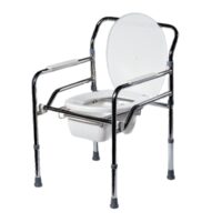 Scaun de toaleta, pliabil, otel cromat HC 406, max. 120kg
