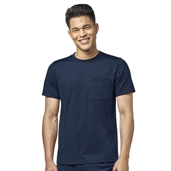 Tricou uniforma medicala barbati, WonderWink Moto, 6699-NAVY