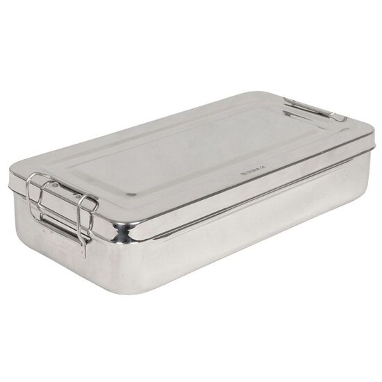 Cutie instrumentar din inox, 30 x 16 x 6 cm