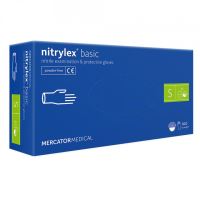 Manusi nitril, Nitrilex Basic Blue, fara pudra