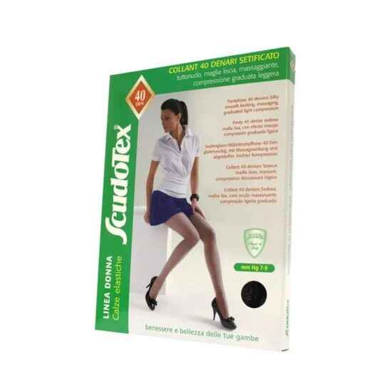 Ciorapi compresie usoara Scudotex 433, 7-9 mmHg, 40 DEN, Make-up