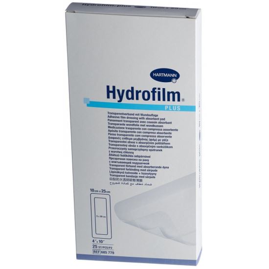 HYDROFILM plus - Plasture transparent, autoadeziv, cu corp absorbant 