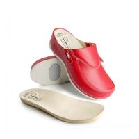 SABOTI DAMA DIN PIELE BATZ FC10 RED