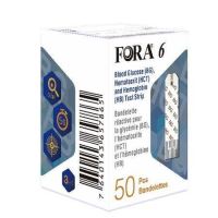 Teste glicemie, hematocrit, hemoglobina FORA 6 x50buc