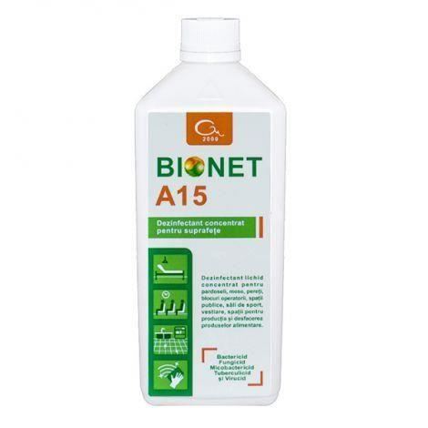 BIONET A15 - Dezinfectant suprafete concentrat 