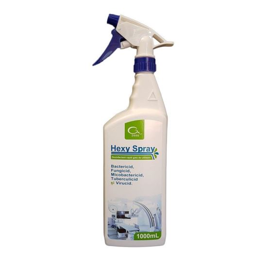 HEXY SPRAY Dezinfectant suprafete Virucid 1L, avizat Ministerul Sanatatii