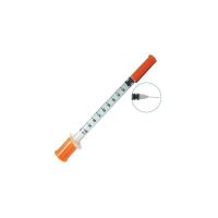 Seringa 1ml sterila, cu ac nedetasabil 29G