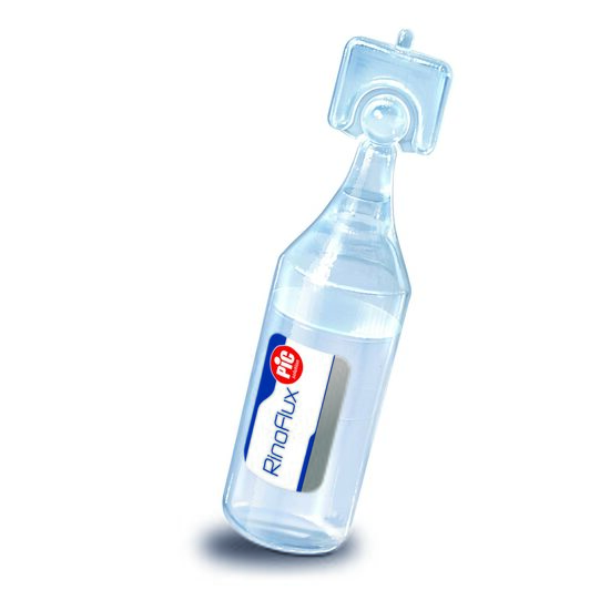 Ser fiziologic RinoFlux steril NaCl 0,9% 20 fiole x 5ml