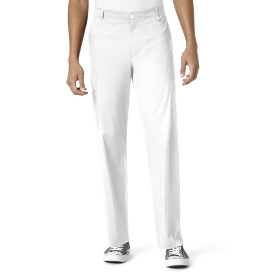 Pantaloni barbatesti WonderWink PRO 5619 WHIT
