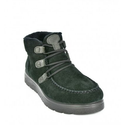 Ghete din piele naturala FF238 negru