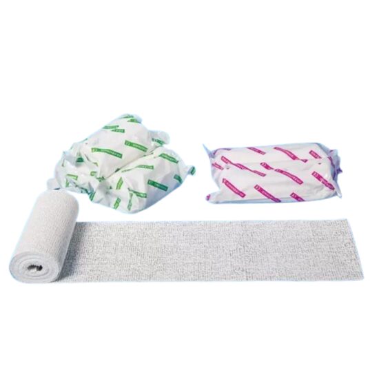 Fașă gipsată 10 cm x 3 m pentru imobilizare fracturi, rola