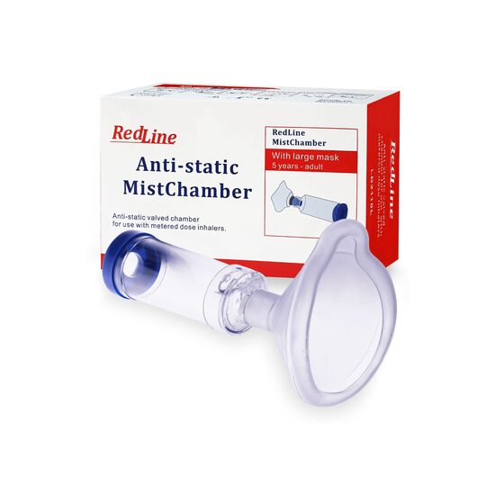 Camera de inhalare RedLine MistChamber, masca 5 ani - adulti