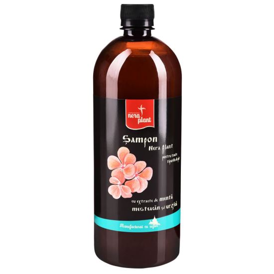 Sampon cu extracte naturale de menta, mesteacan si urzica
