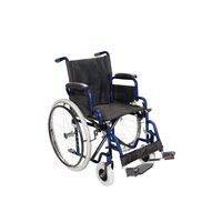 Scaun cu rotile pliabil, cotiere detasabile, 125kg, Gemini  