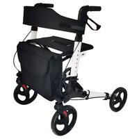 Rolator pliabil cu cadru din aluminiu vopsit max. 136kg 805492