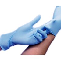 Manusi nitril nepudrate albastre Easycare