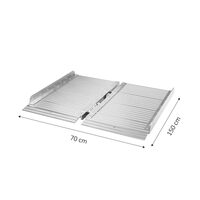 Rampă pentru scaun cu rotile Kid-Man Ramp150 gri 150x70cm