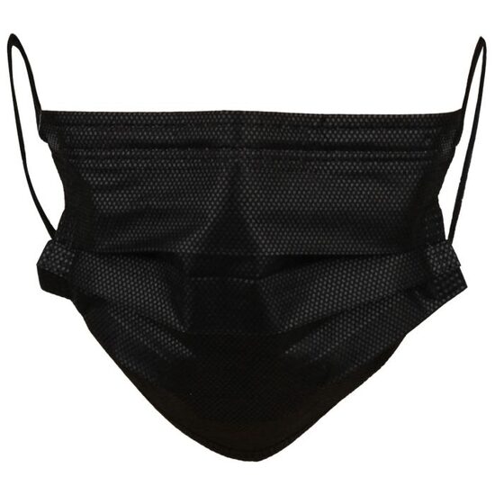 Masti chirurgicale medicale, PRIMA, cu elastic, negre, 50 bucati