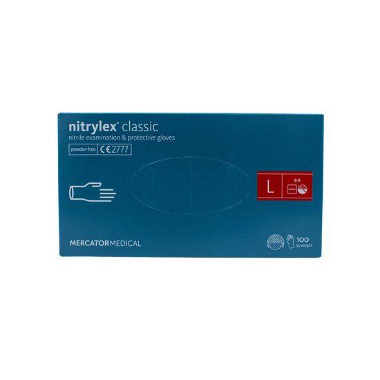 Manusi nitril, Nitrylex classic, nepudrate, Albastru