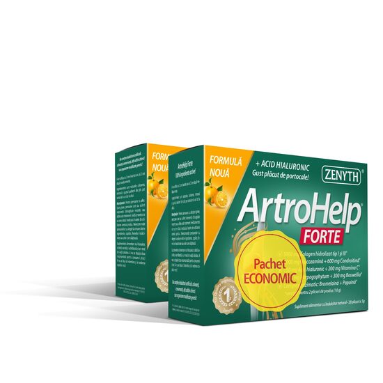 Pachet promotional ArtroHelp Forte 28 + 14 plicuri, Zenyth