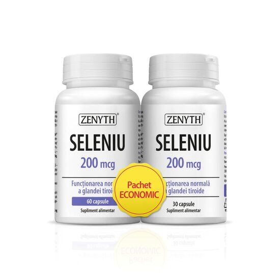 Pachet promotional Seleniu 200 mcg, 90 capsule