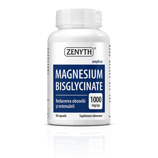 Magneziu Bisglicinat 1000 mg, 90 capsule, Zenyth