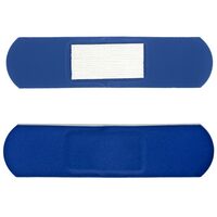 Plasturi albastri detectabili cu insertie metalica, PRIMA, 19x72mm, 100 bucati