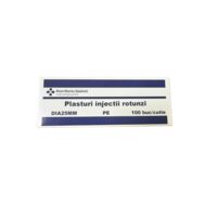 Plasturi injectii rotunzi 100 buc