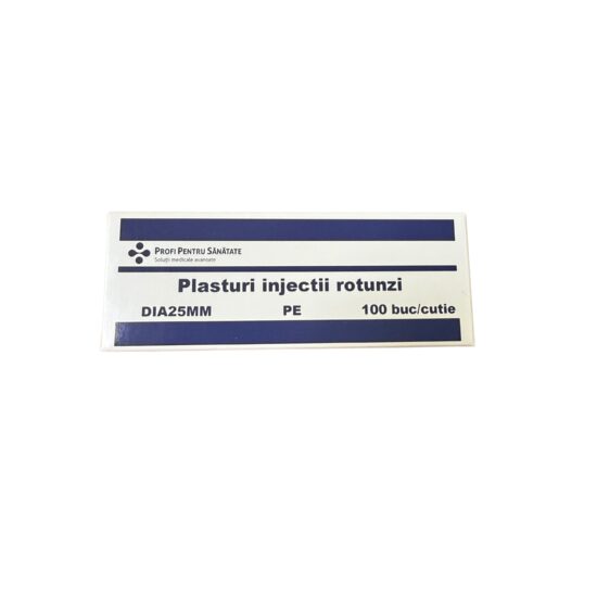 Plasturi injectii rotunzi 100 buc