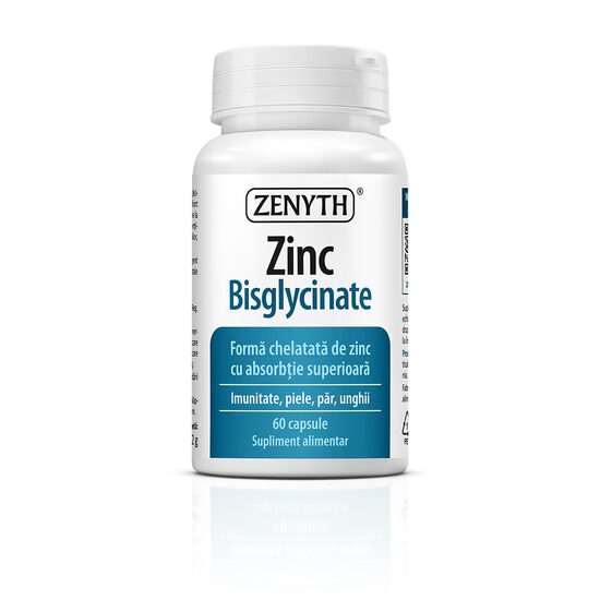 Zinc Bisglicinat, 60 capsule, Zenyth