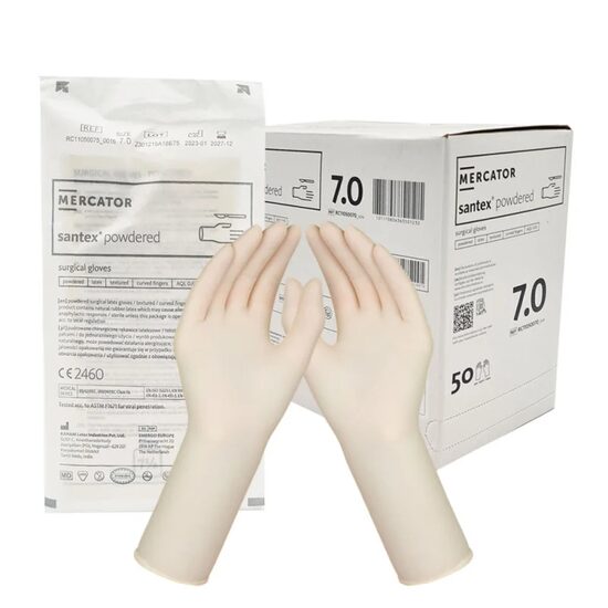 Manusi chirurgicale pudrate Stx - 1 pereche