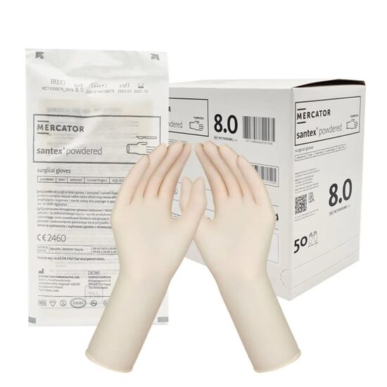 Manusi chirurgicale pudrate Stx - 1 pereche