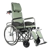 Scaun cu rotile, pliabil, sezut 46cm, vas de toaleta si pedalier rabatabil,  max 120kg PROTEUS 811981
