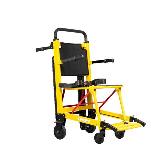 Scaun rulant / elevator / lift pentru transport pe scari, pliere rapida si franare sigura, max. 159kg, 805976