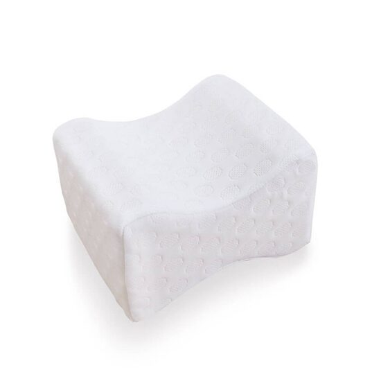 Pernă ortopedică pentru genunchi ST381, spumă cu memorie, poziționare laterală, susține pelvis și coloană