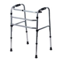 Cadru de mers pliabil HC 302 – din aluminiu, ușor, înălțime reglabilă, antiderapant, max. 120 kg