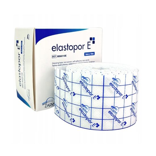 Banda adeziva hipoalergenica elastopor E 5cmx10m 806010